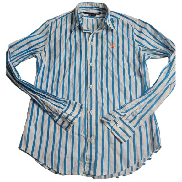 3251 Ralph Lauren Sport LS Button Down Boy's 6‎ - Picture 1 of 6